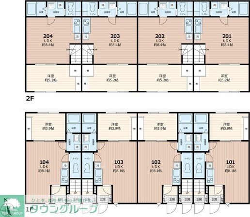 モンターニュ薬園台の物件間取画像